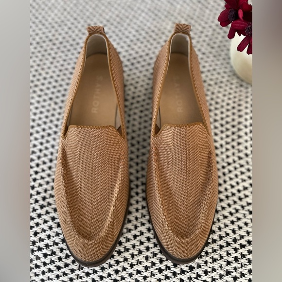 Rothy’s The Lug Loafer Wool Teak Herringbone Brown Size 11 $189 - Picture 5 of 11